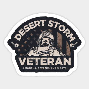 Operation Desert Storm Veteran Sticker
